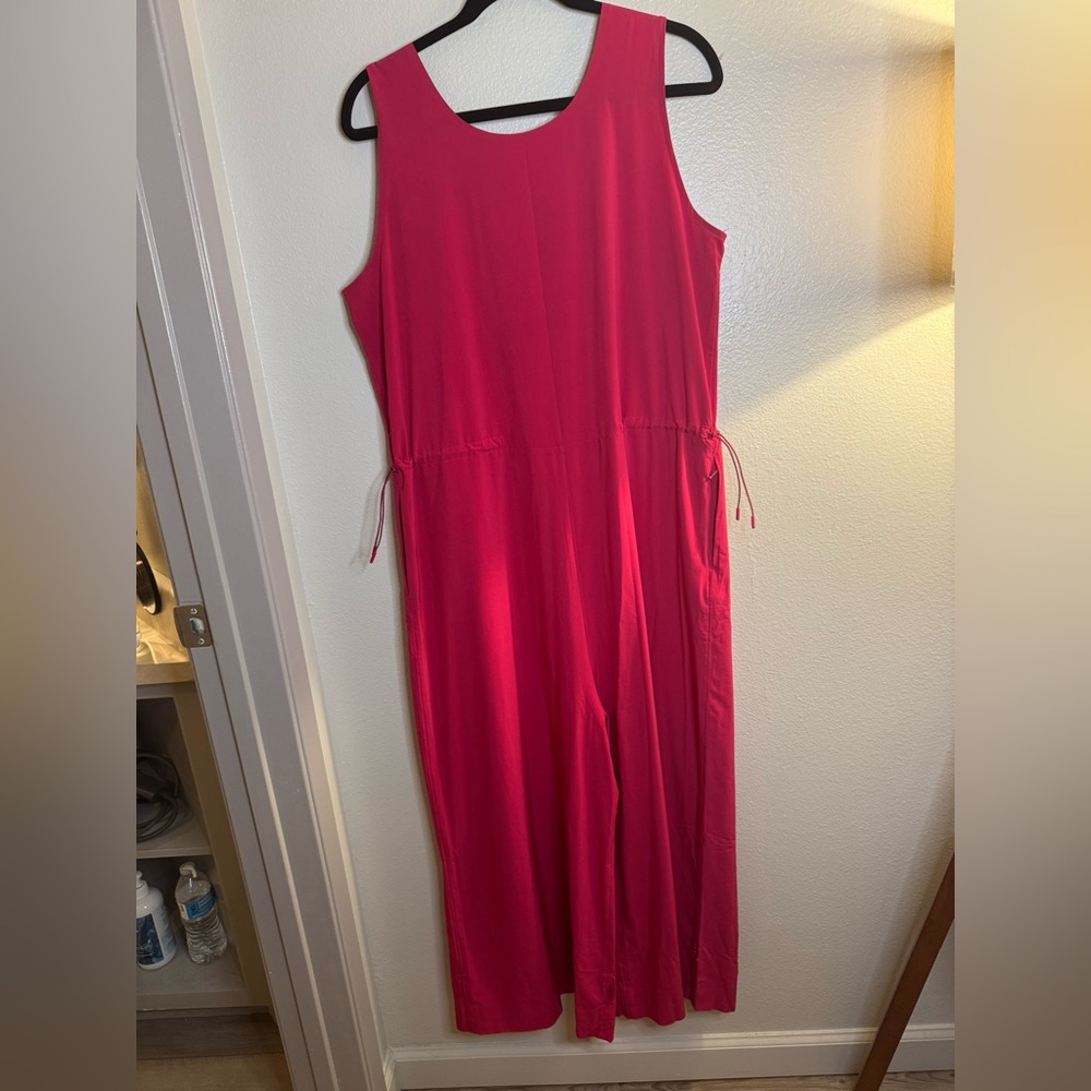 PINK Title Nine Large Round Trip Large Jumpsuit - EUC - Picture 6 of 7